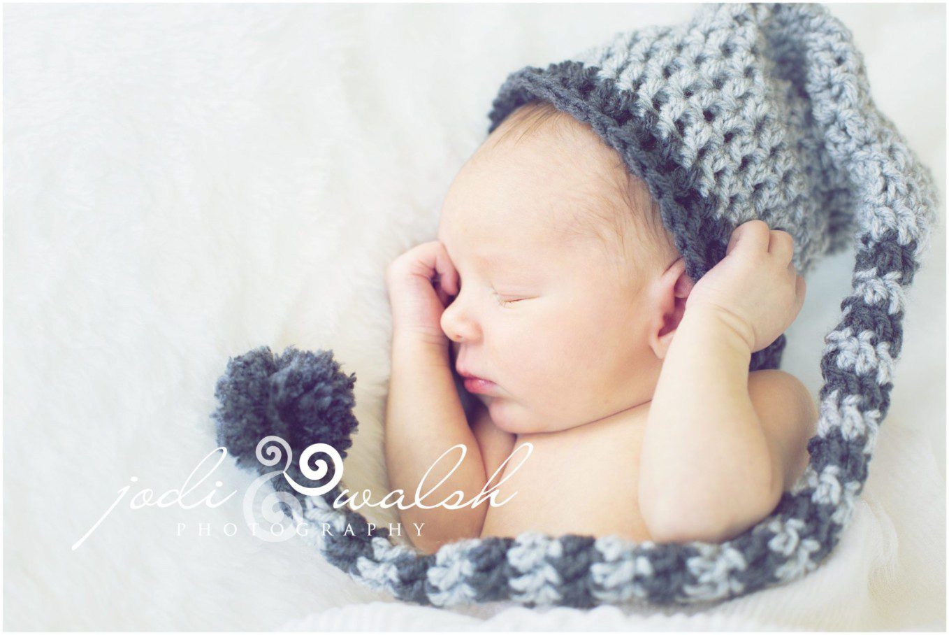 newborn boy blue hat