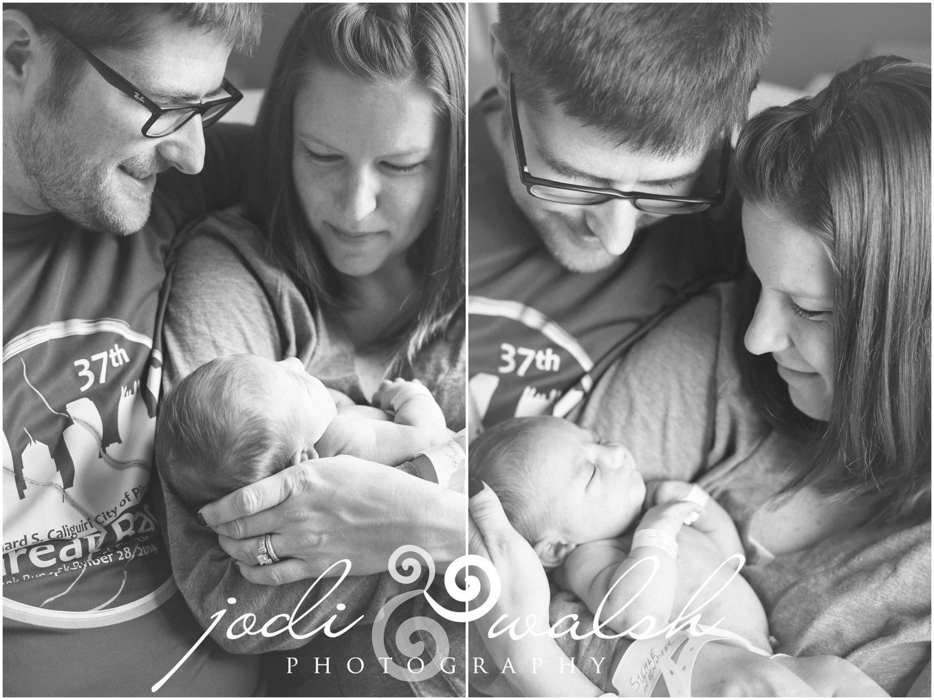 Pittsburgh newborn photography, Fresh48, hospital family photos