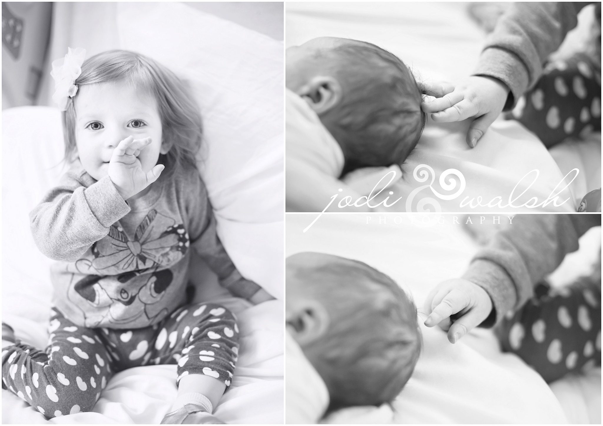 big sister, newborn, Fresh48, hospital family photos, black and white