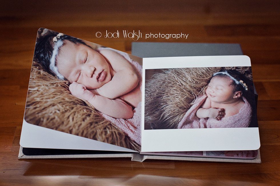 Custom photography newborn album, Jodi Walsh Photography