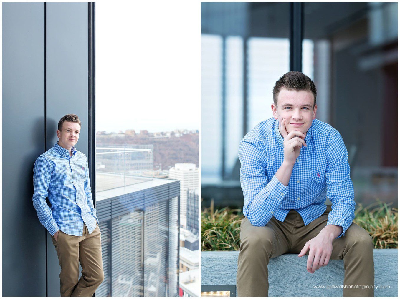 Pittsburgh Senior session, downtown Pittsburgh
