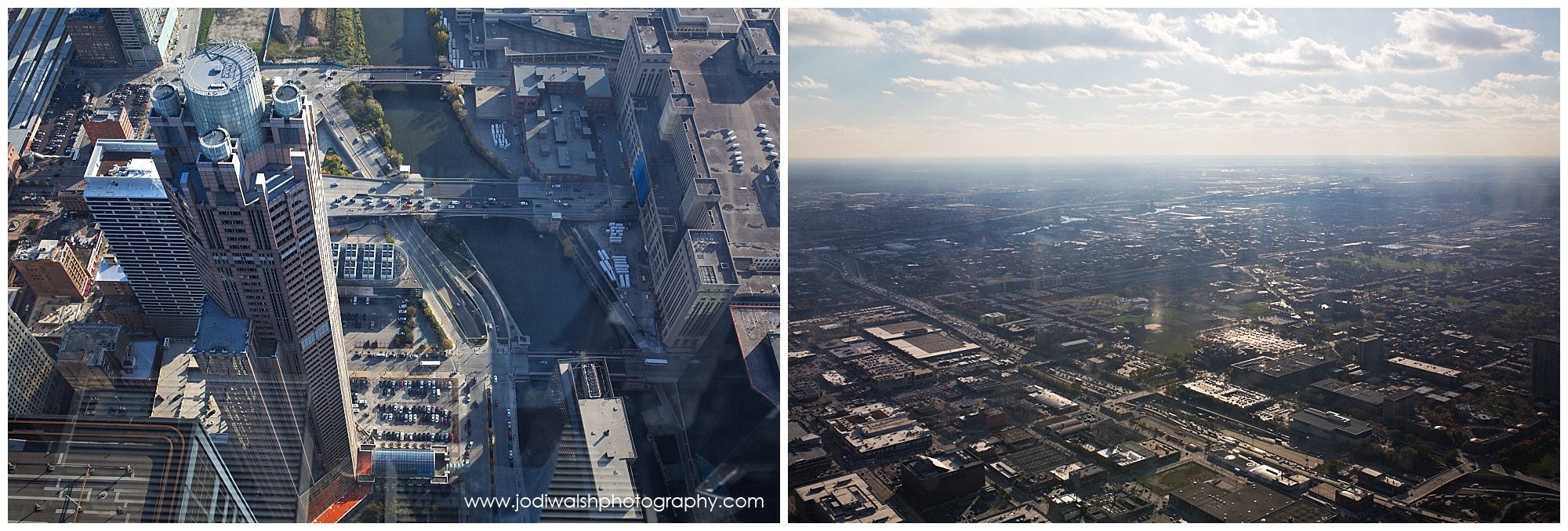 Chicago view from Willis Tower