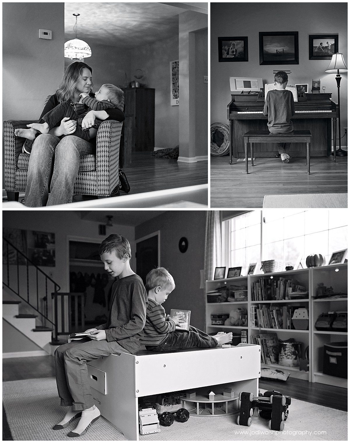 family moments captured in Wexford home locations with mom and sons